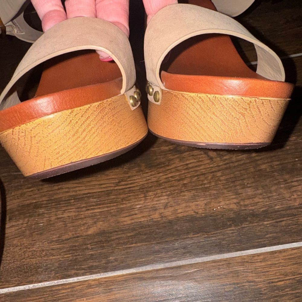 MIA SIENNA-WEDGE SANDAL Women's Tan Wedge Sandals
 New sz 10 - Picture 8 of 11